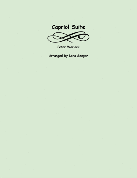 Capriol Suite (arr. Lena Seeger)