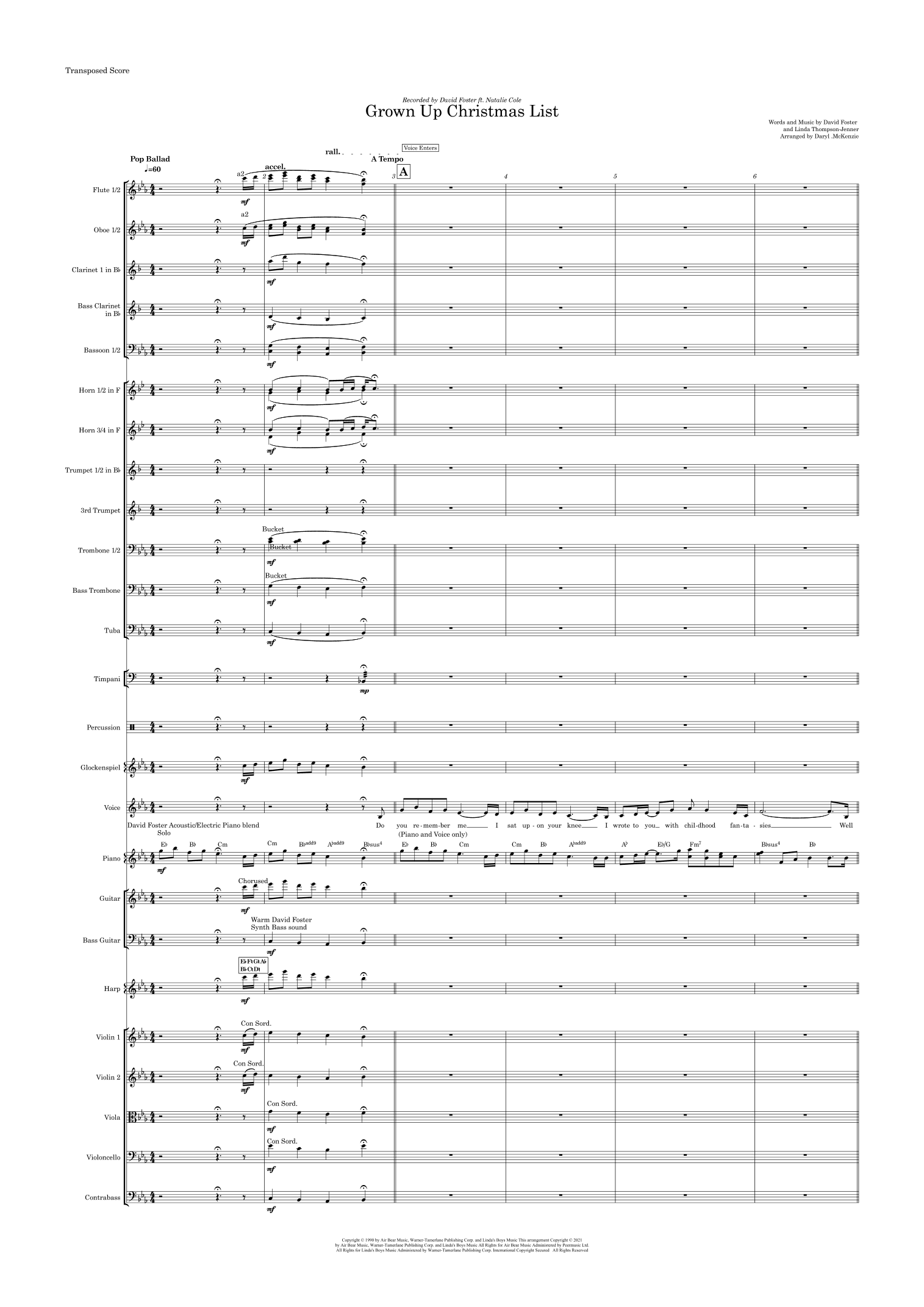 Grown-up Christmas List (arr. Daryl McKenzie)
