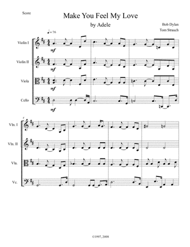 Make You Feel My Love (arr. Thomas Strauch)