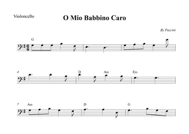 O Mio Babbino Caro (arr. Wesley S. SIlva)