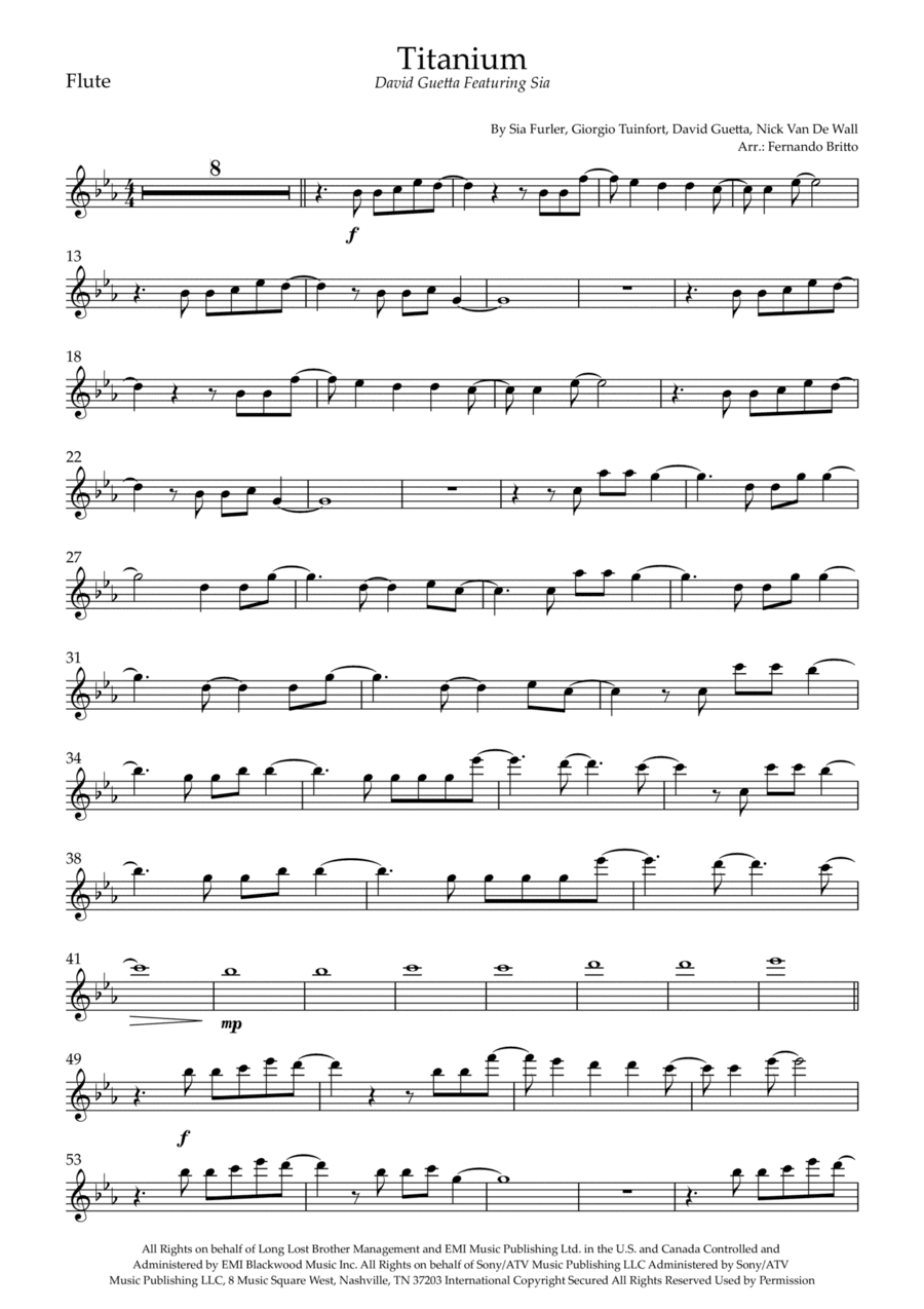 Titanium (arr. Fernando Britto)