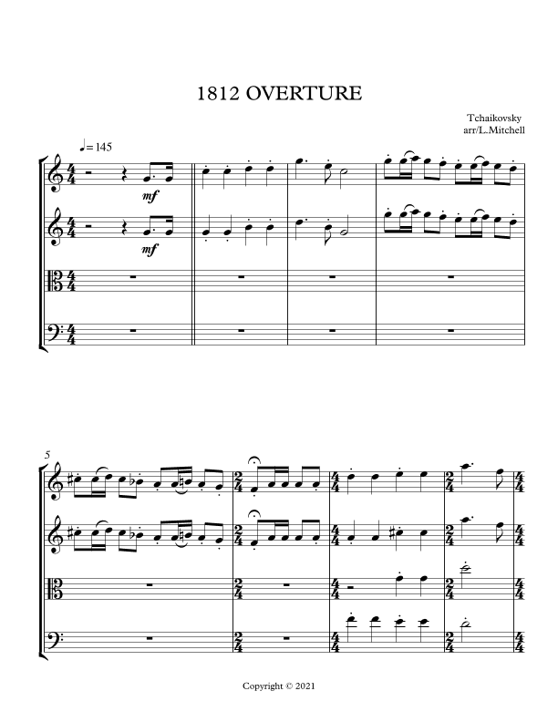 1812 OVERTURE (arr. Lee Mitchell)