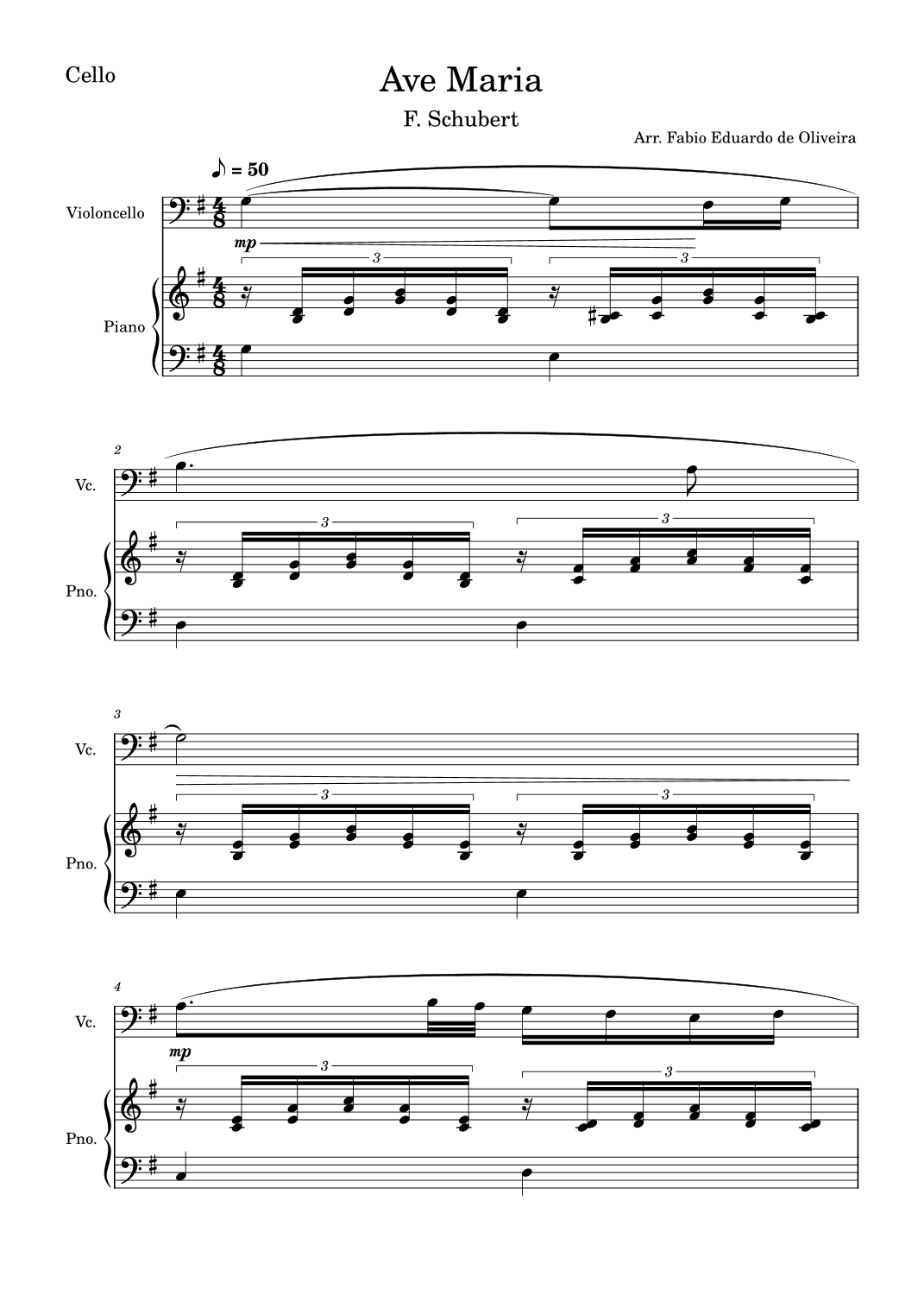 Ave Maria (Schubert) (arr. Fabio Eduardo de Oliveira)