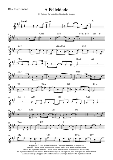 A Felicidade (arr. Fabio Eduardo de Oliveira)