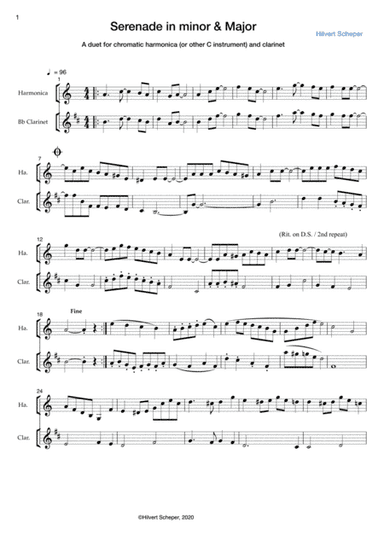 Serenade in minor & Major