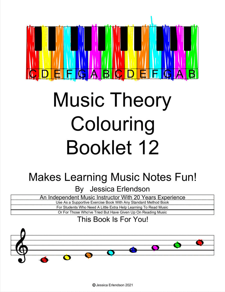 Music Theory Booklet lesson 12 - the C maj scale complete with triads