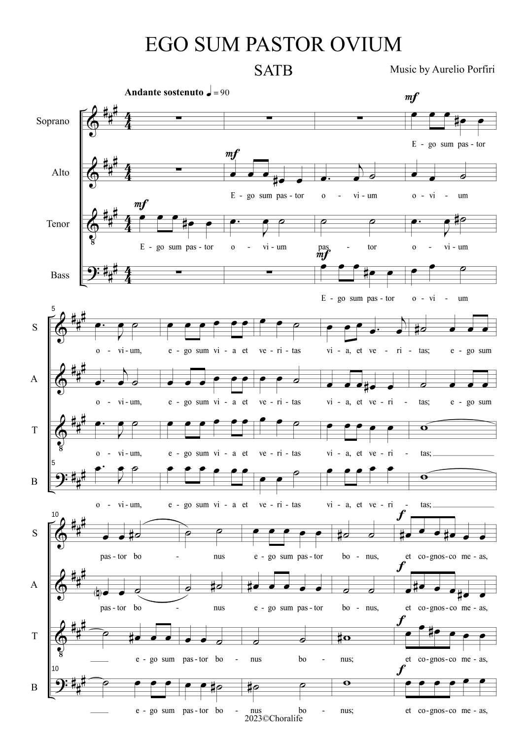 EGO SUM PASTOR OVIUM