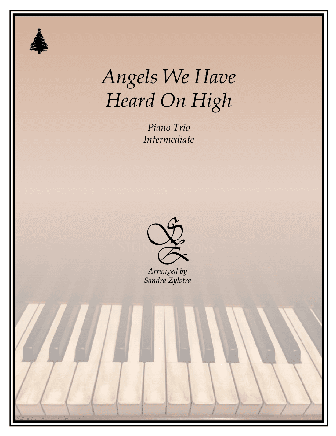 Angels We Have Heard On High (intermediate piano trio, 1 piano - 6 hands) (arr. Sandra Zylstra)