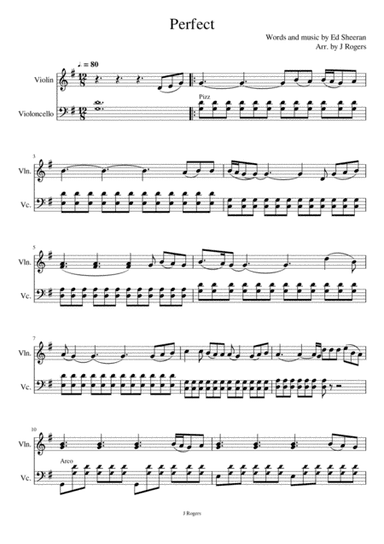 Perfect (arr. Julia Rogers)