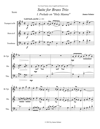 Suite for Brass Trio