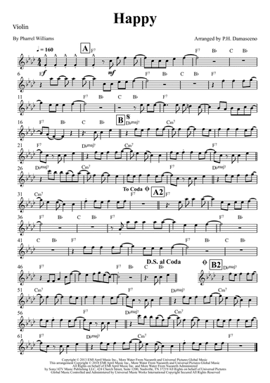 Happy (arr. P.H. Damasceno)