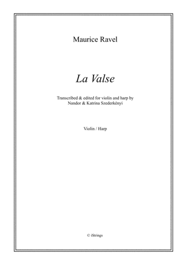 La Valse for violin & harp (arr. N. Szederkenyi)