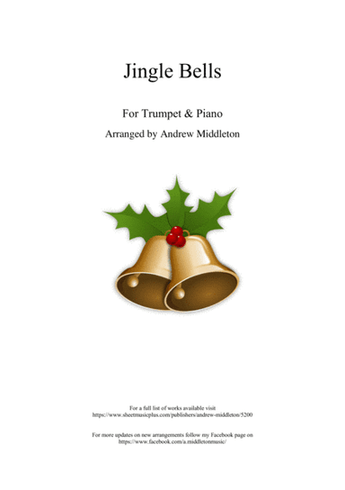 jingle Bells arranged for Trumpet & Piano (arr. Andrew Middleton)
