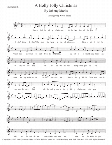 A Holly Jolly Christmas (arr. Kevin Busse)