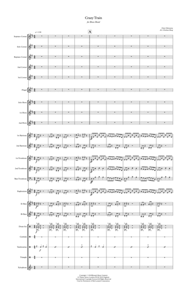 Crazy Train (arr. Graham Boag)