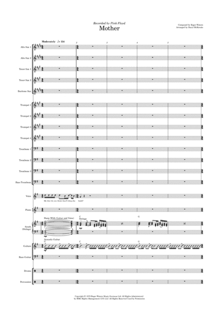 Mother (arr. Daryl McKenzie)