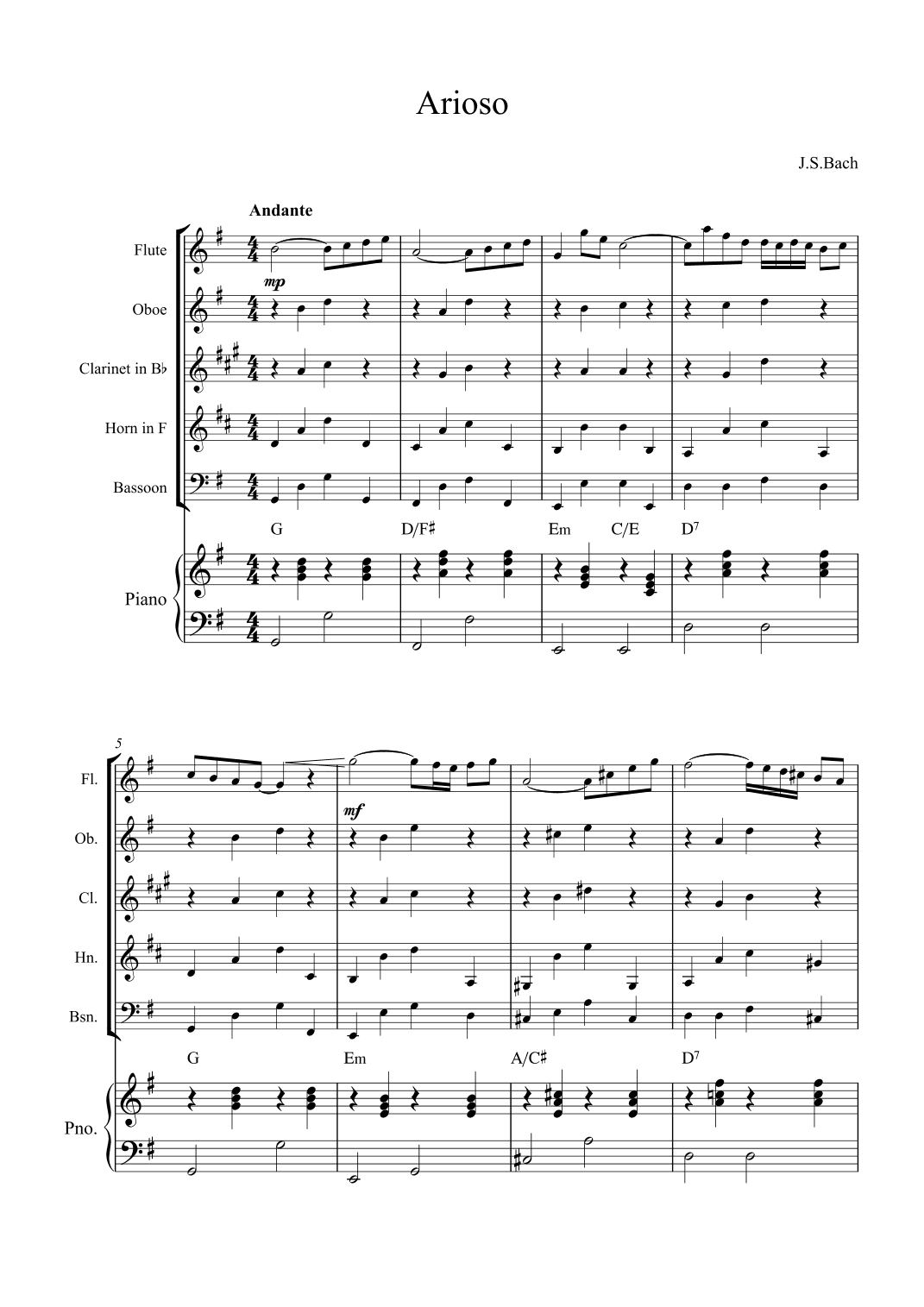 Arioso (arr. Alex Nunes Rodrigues)
