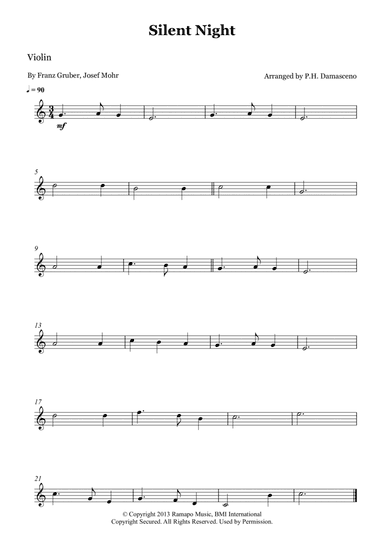 Silent Night (arr. P.H. Damasceno)