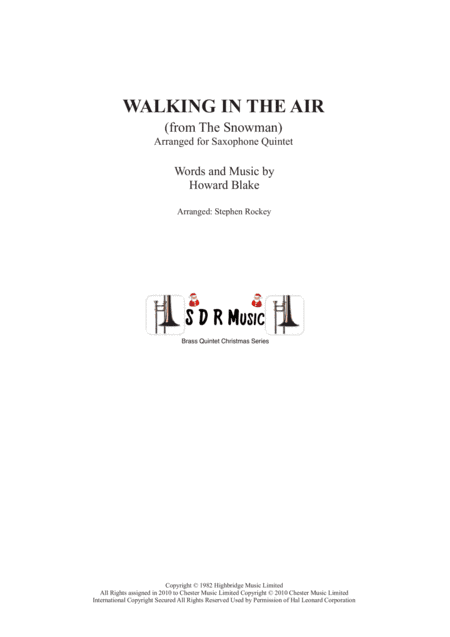 Walking In The Air (arr. Arranged by Stephen Rockey)