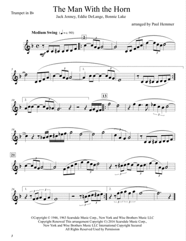 The Man With The Horn (arr. Paul Hemmer)