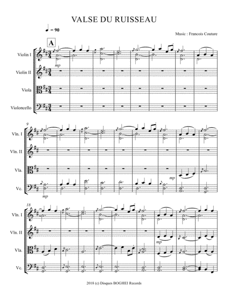 LA SUITE FLÉCHÉE - 01 - Valse du ruisseau