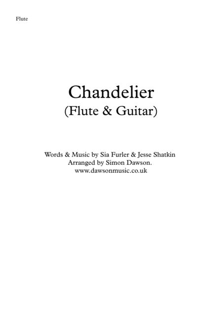 Chandelier (arr. Simon Dawson)