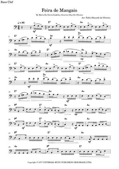 Feira De Mangaio (arr. Fabio Eduardo de Oliveira)