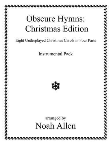 Obscure Hymns: Christmas Edition (Instrumental Pack) (arr. Noah Allen, Joy Shrader)