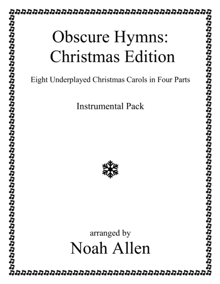 Obscure Hymns: Christmas Edition (Instrumental Pack) (arr. Noah Allen, Joy Shrader)