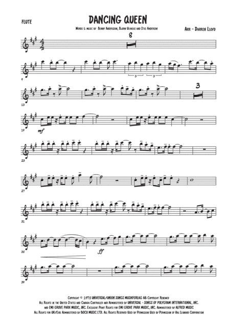 Dancing Queen (arr. Darren Lloyd)