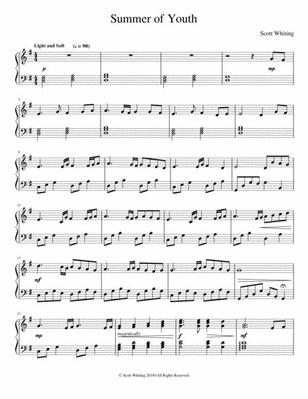 Summer of Youth - Scott Whiting