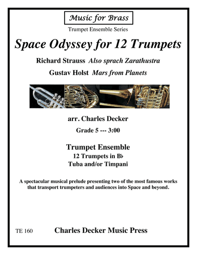 Space Odyssey: Zarathustra and Mars from Planets for Trumpet Ensemble (arr. Charles Decker)