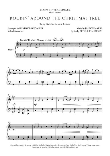 Rockin' Around The Christmas Tree (arr. Danilo "Daca" Alves)