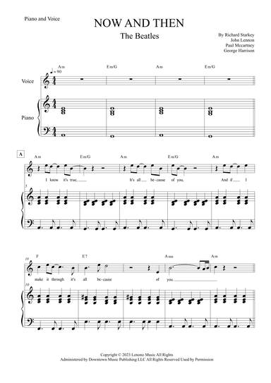 Now And Then (arr. Leo Silva)