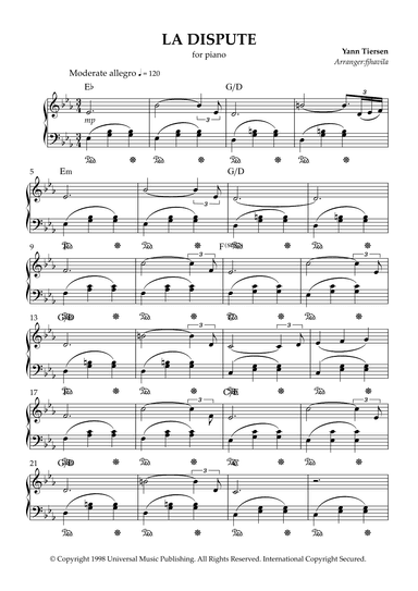 La Dispute (arr. Jhavilah)