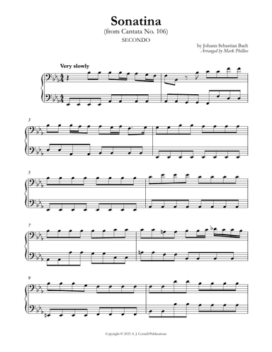 Sonatina (from Cantata No.106) (arr. Mark Phillips)