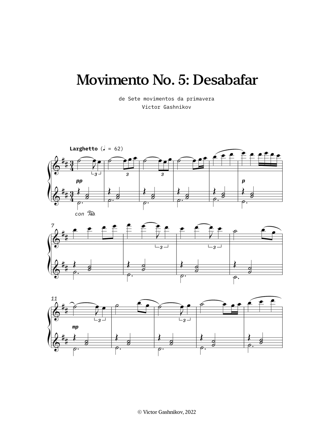 Movimento No. 5: Desabafar