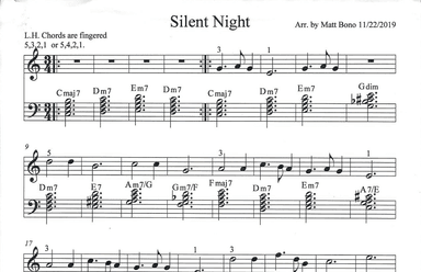 Silent Night (arr. Matthew Bono)