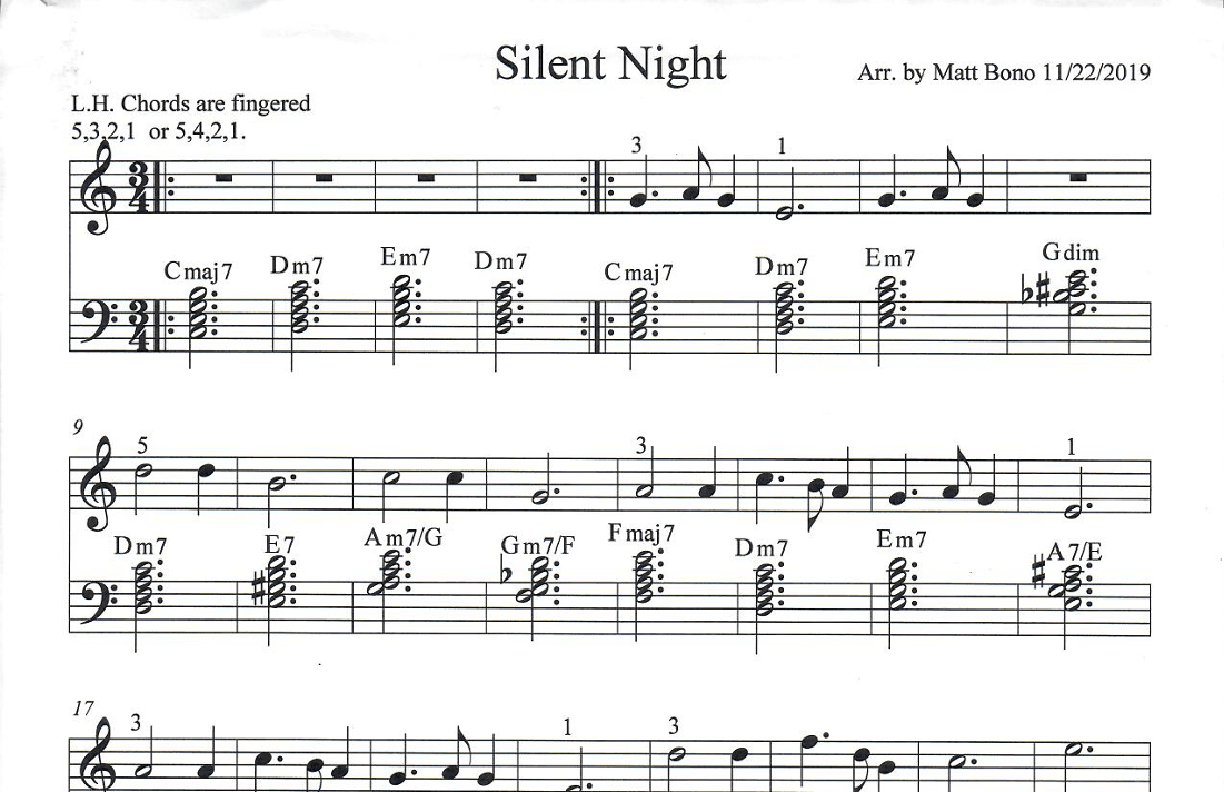 Silent Night (arr. Matthew Bono)