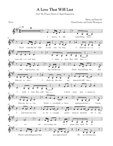 A Love That Will Last (arr. David Lartey)