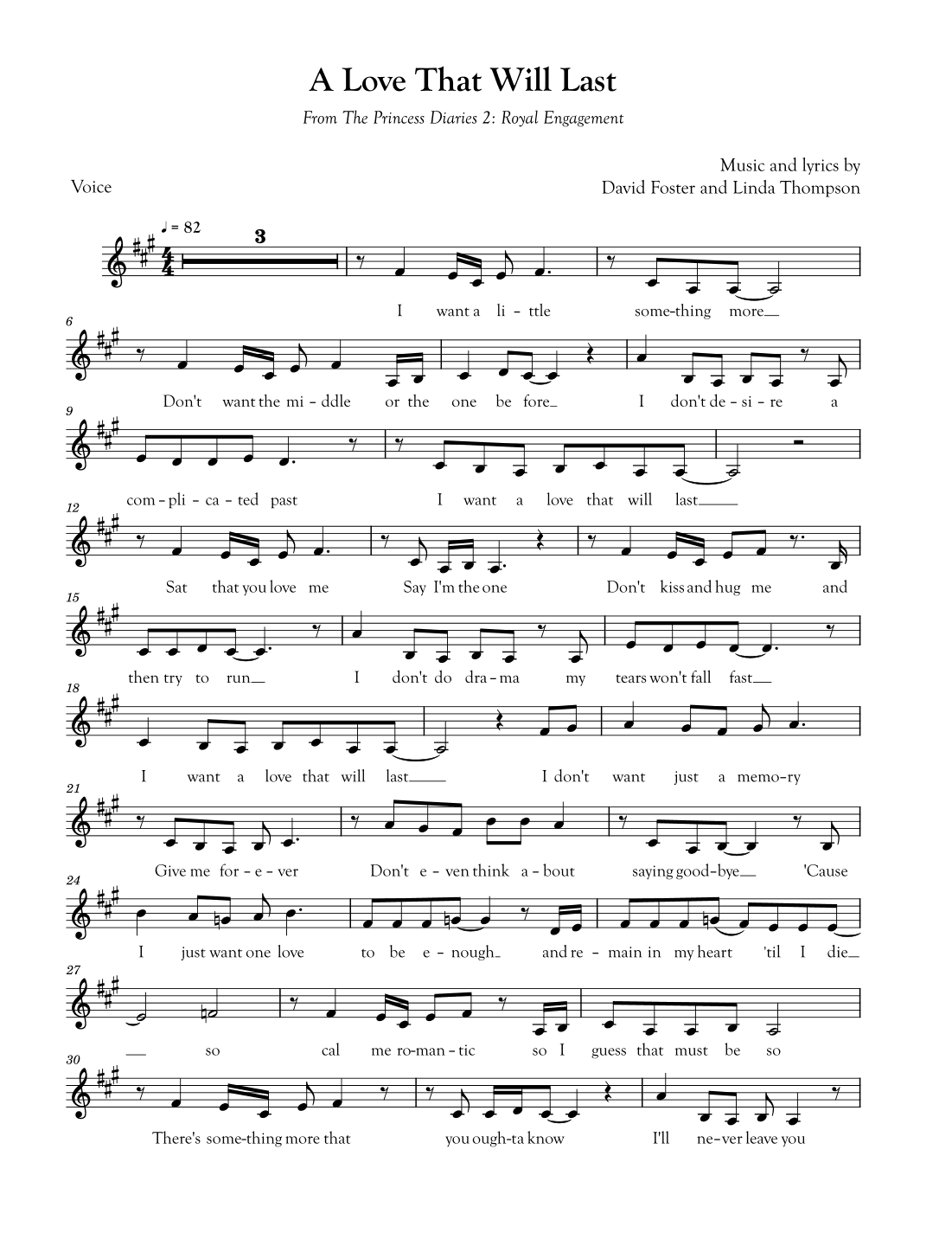 A Love That Will Last (arr. David Lartey)