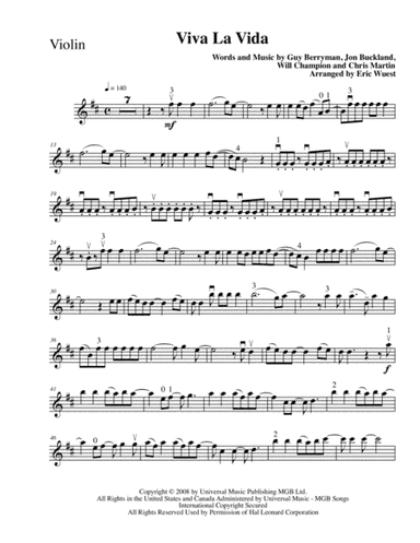 Viva La Vida (arr. Eric Wuest)
