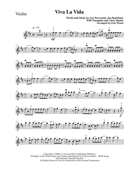 Viva La Vida (arr. Eric Wuest)
