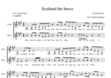 Scotland the brave (arr. Esteban Kellner)