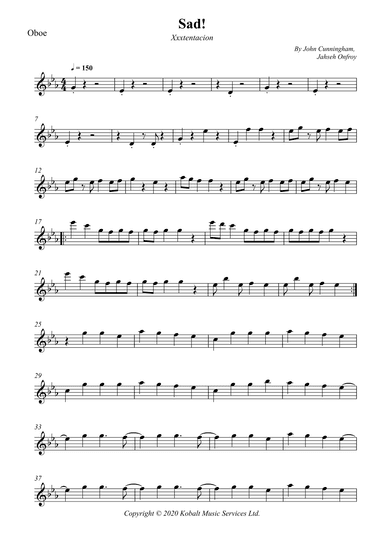 Sad! (arr. Wesley S. SIlva)