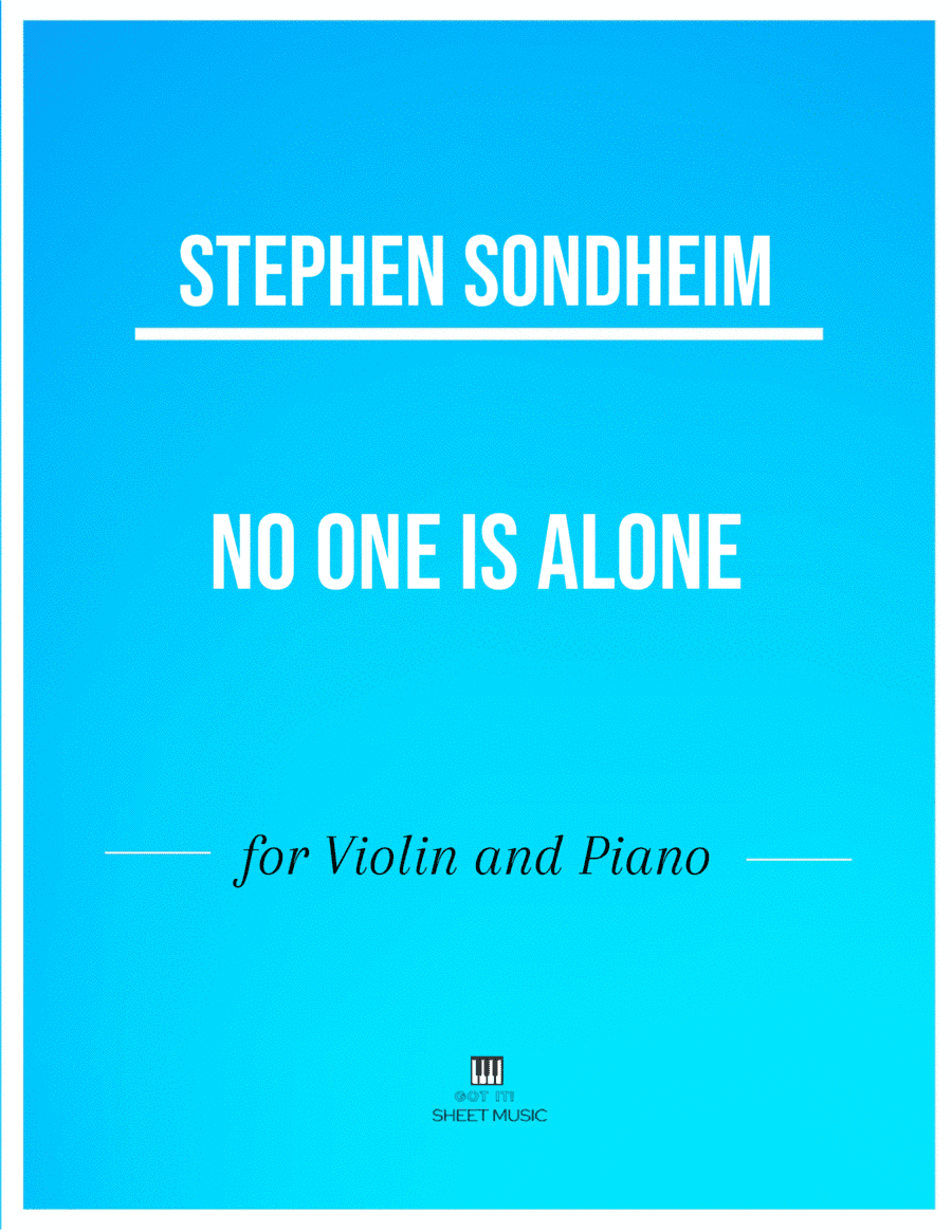 No One Is Alone (arr. André Laitano)