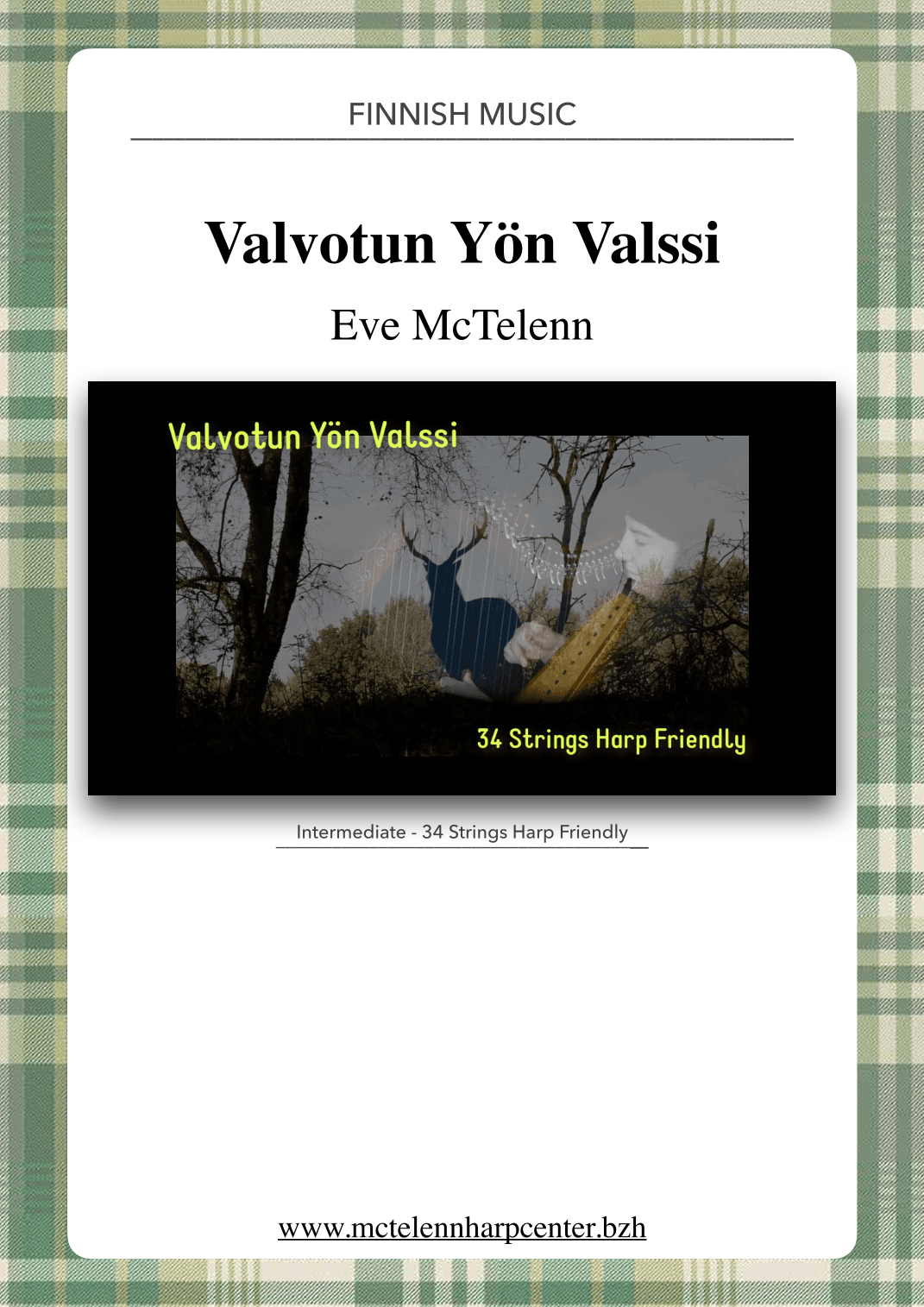 - Valvotun Yon Valssi - intermediate & 34 String Harp | McTelenn Harp Cente (arr. Eve McTelenn)