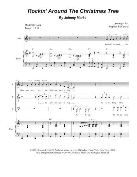 Rockin' Around The Christmas Tree (arr. Stephen DeCesare)