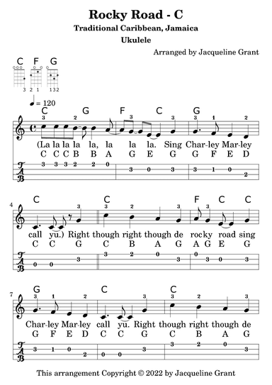 Rocky Road (arr. Jacqueline Grant)