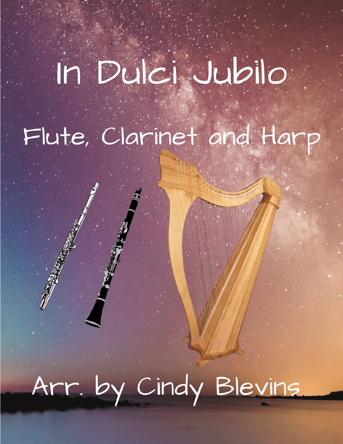 In Dulci Jubilo, for Harp, Flute and Clarinet (arr. Cindy Blevins)